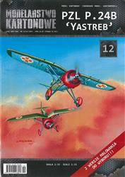 Model kartonowy PZL P.24 B 'Yastreb'