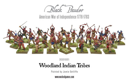 Black Powder Woodland Indians Tribe indianie