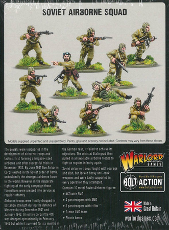 Bolt Action WWII Soviet Airborne Squad