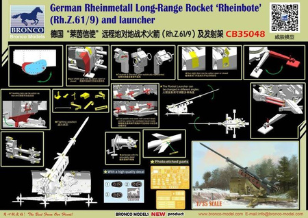 Bronco CB35048 German Rheinmetall Rocket