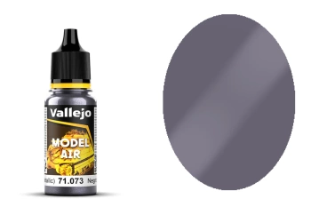 Farba Vallejo Model Air 71073 Black Metallic