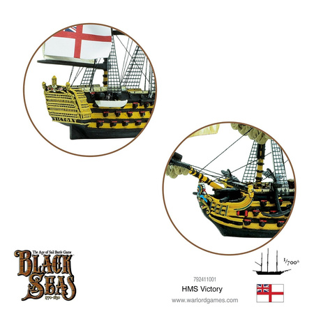 Black Seas HMS Victory - okręt 1:700