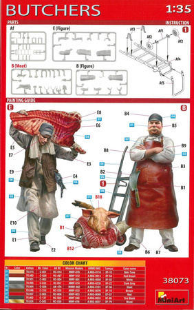 Mini Art 38073 Butchers zestaw figurek do sklejenia
