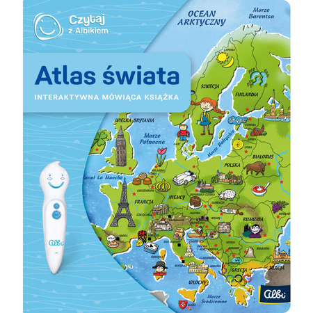 Czytaj z Albikiem książka Atlas świata