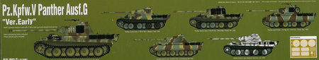Academy 13529 Pz.Kpfw.V Panther Ausf.G "V. early" model plastikowy do sklejenia i pomalowania