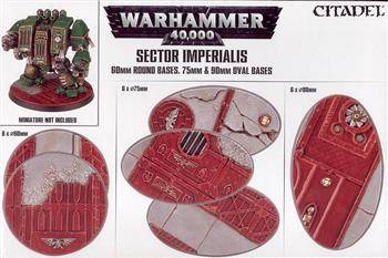 Podstawki Sector Imperialis 60mm, 75mm & 90 mm