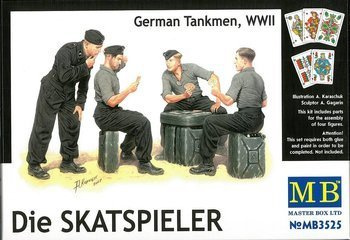 Master Box 3525 Die skatspieler. German tankmen