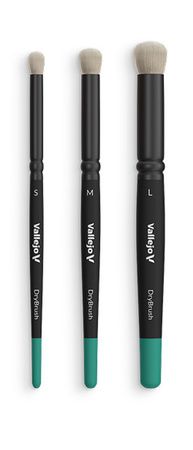 Vallejo B07990 Dry Brush Set Natural S, M, L zestaw trzech pędzli