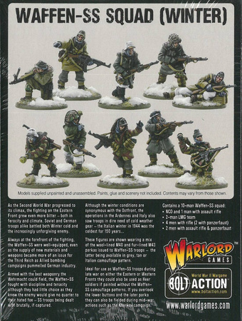 Bolt Action WWII Waffen-SS Squad (Winter)