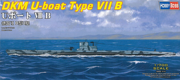 Hobby Boss 87008 DKM U-boat Type VII B model plastikowy do sklejenia i pomalowania