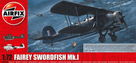 Airfix 04053B Fairey Swordfish Mk.I model plastikowy do sklejenia i pomalowania