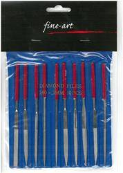 Fine-Art Zestaw mini-pilników diamentaowych 10 szt