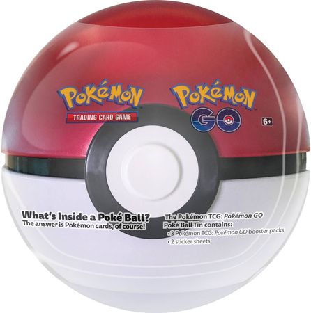 Pokemon TCG Pokemon GO Poke Ball Tin pudełko na talię + boostery