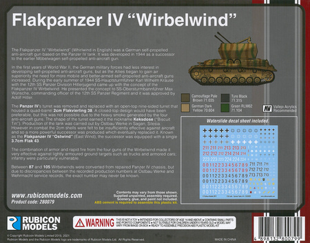 Rubicon Models 280079 Flakpanzer IV "Wiberlwind"