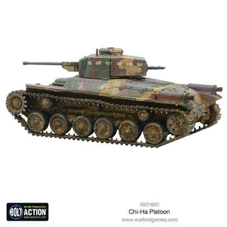 Bolt Action Japanese Chi-Ha Tank Platoon