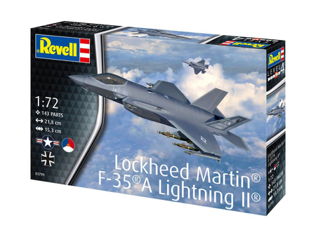 Revell 03799 F-35A Lightning II Lockheed Martin model plastikowy do sklejenia i pomalowania