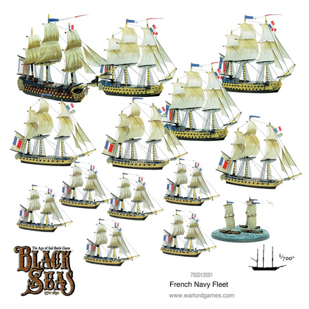 Black Seas French Navy Fleet Starter (1770-1830) - okręty Francuskie