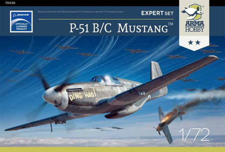 Arma Hobby 70038 Mustang P-51B/C Expert Set