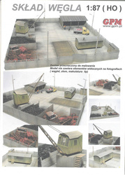GPM H0-028 Skład węgla model wycinany laserowo do sklejenia