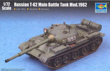 Trumpeter 07146 Russian T-62 MBT Mod.1962