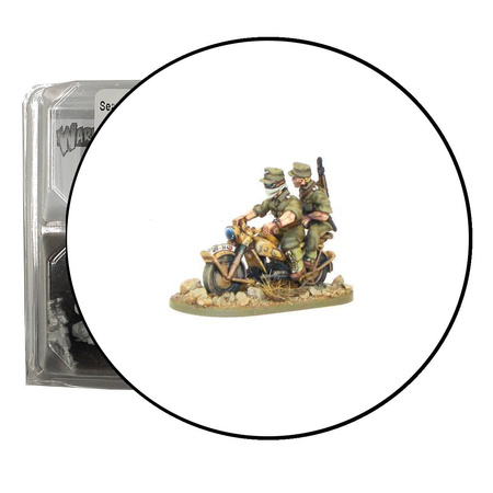 Bolt Action German Afrika Korps Kradschutzen Motorcycle