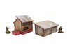 Micro Art H00129 WW2 Normandy Small Sheds with Dovecote (28 mm) - szopy z gołębnikiem