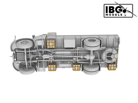 Model do sklejenia IBG 72098 3Ro Italian Truck 100/17 100mm Howitzer