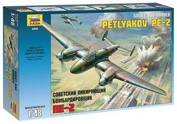 Zvezda 4809 Petlyakov PE-2 Soviet Dive Bomber