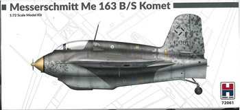 Model plastikowy do sklejenia i pomalowania Hobby 2000 Me 163 B/S Komet