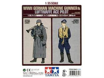 Tamiya 89641 Machine Gunner & Luftwaffe Pilot