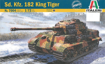 Model plastikowy do sklejenia i pomalowania Italeri 7004 Sd.Kfz. 182 King Tiger