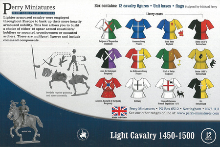 Perry Miniatures WR60 Light Cavalry 1450-1500