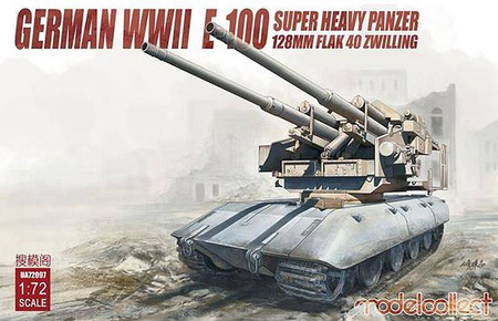 Modelcollect UA72097  Flak 40 128mm ZwillingsFlak 