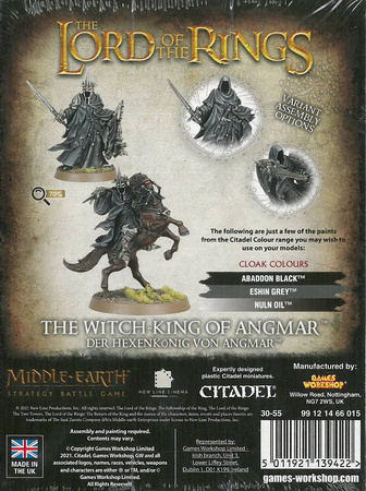 Middle-Earth SBG The Witch-King Of Angmar