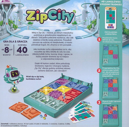 Łamigłówka LogiQuest Zip City (edycja polska)