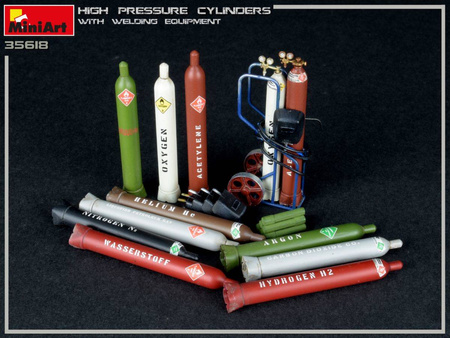 Mini Art High pressure cylinders w/welding equi.
