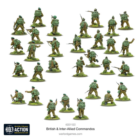 Bolt Action WWII British&Inter-Allied Commandos