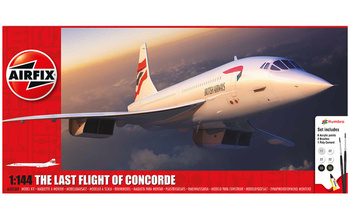 Model kartonowy Airfix A50189 The last flight of Concorde Gift Set