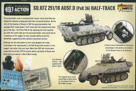 Bolt Action Sd.Kfz 251/10 Ausf.D (PaK 36) Half-Track