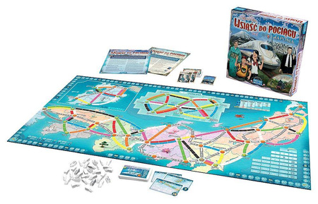 Wsiąść do Pociągu Japonia i Włochy Kolekcja Map 7