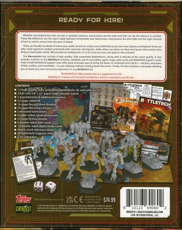 BattleTech Mercenaries Box Set Zestaw Dodatkowy