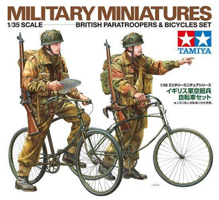 Tamiya 35333 British Paratroopers & Bicycle set