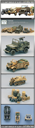 Academy 13416 Light Vehicles of Allied & Axis Duri