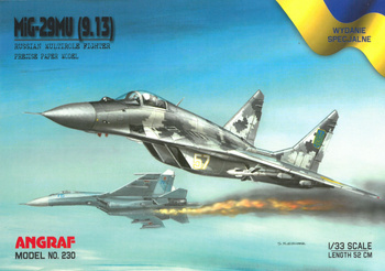 Model kartonowy Answer Angraf 230 MIG-29MU (9.13) DUCH KIJOWA