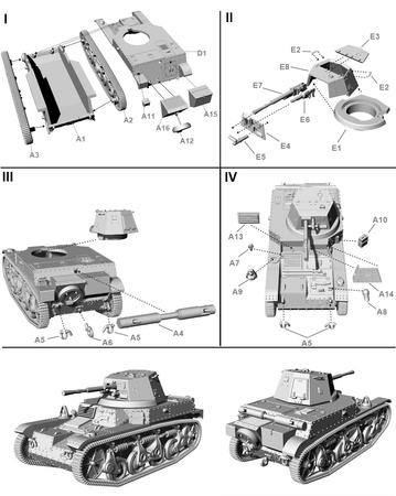 Wrzesień 1939 nr 118 Francuski lekki czołg rozpoznawczy AMR 35 ZT2
