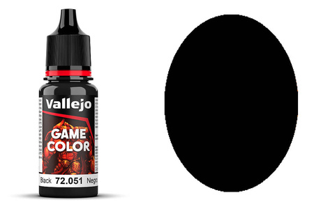 Farba Vallejo Game Color 80 72051 Black