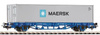 Piko 58743 Wagon platforma z kontenerem Maersk