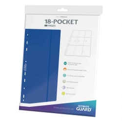 Strony do Segregatora Ultimate Guard 18-Pocket Side-Loading Blue (10 sztuk)