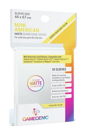 Koszulki Gamegenic: Matte Mini American-Sized Sleeves