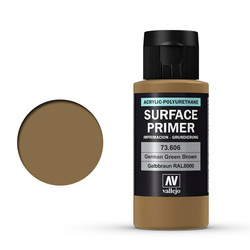 Vallejo 73606 Surface Primer German Green Brown / Gelb Braun RAL8000 (60 ml)